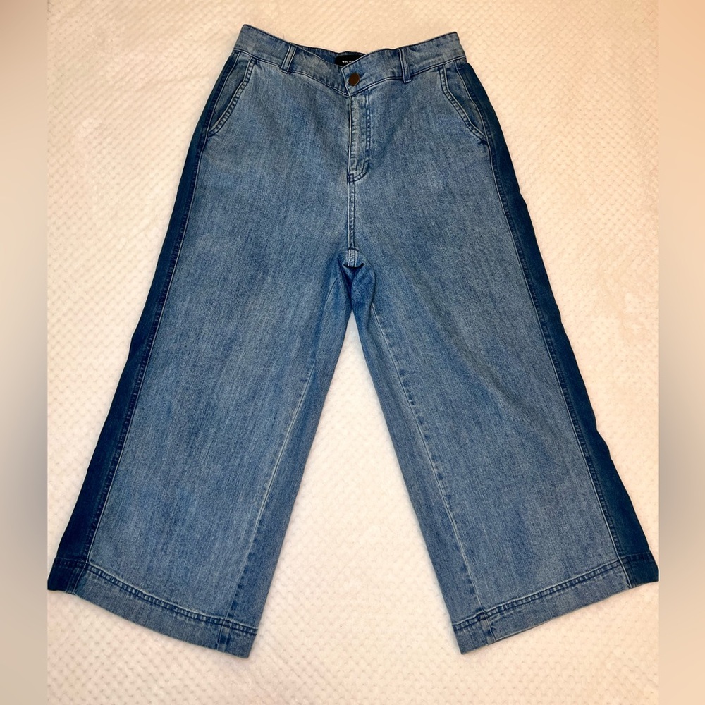 Who What Wear Light Blue Flare Jeans